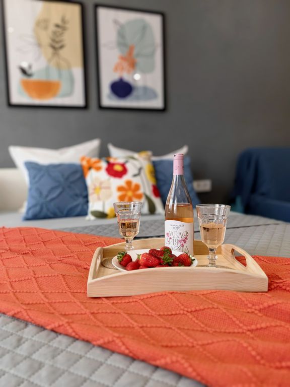 Гнездо — Семейный номер Стильный номер с кухней в самом центре Анапы