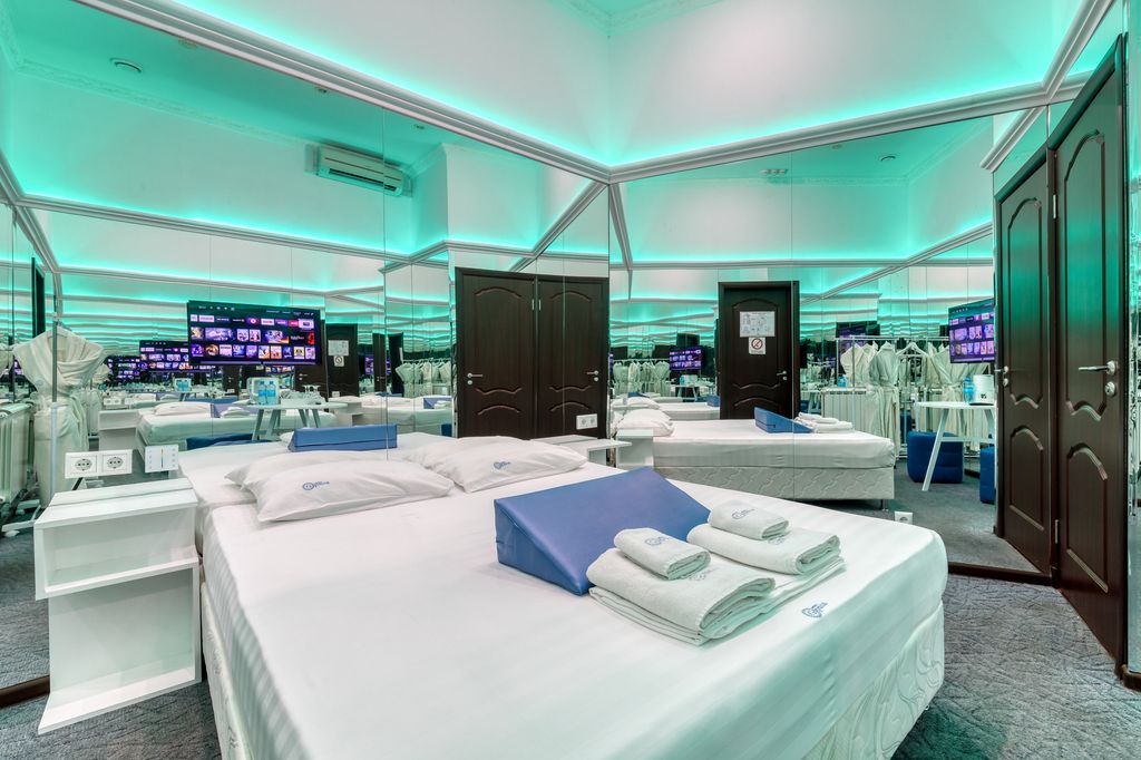 Gipnoz Lyublino — Двухместный номер с 1 кроватью с зеркальными стенами стандарт улучшенный