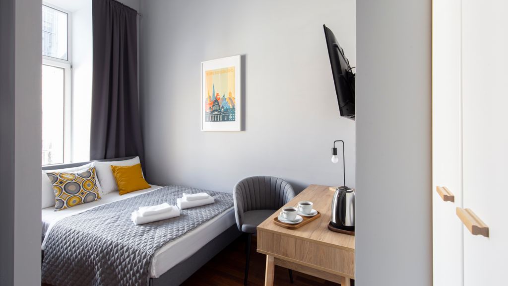 Lopatin Невский 100 — Двухместный номер с 1 кроватью комфорт с видом во двор