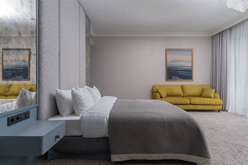 Luciano wellness spa foros — Четырёхместный номер джуниор сьют с видом на парк