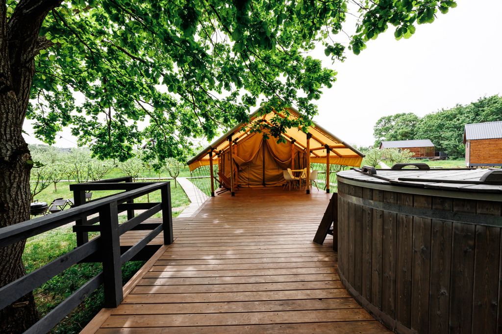 Aparadise Glamping&Spa — Сафари-тент tent-house с фурако №9