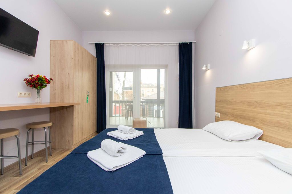 В сердце Иркутска — Двухместный номер с 2 отдельными кроватями или одной широкой