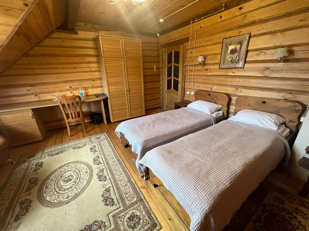 Колыба — Двухместный номер с 2 отдельными кроватями в гостевом доме