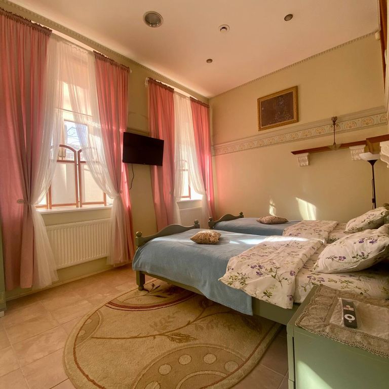 Дом Ильяшева — Двухместный номер с 2 отдельными кроватями стандарт с видом на город