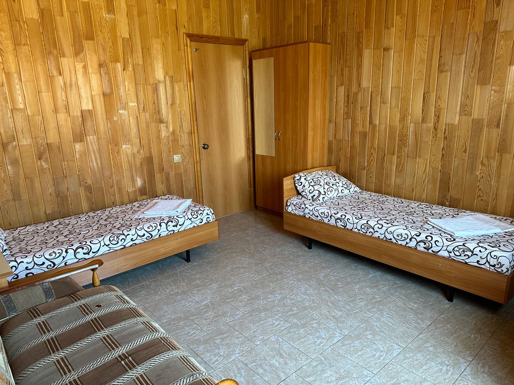 Приветливый — Двухместный номер с 2 отдельными кроватями стандарт