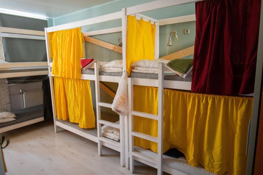 Instahostel on Fontanka — Многоместный мужской номер  8-местная комната для мужчин