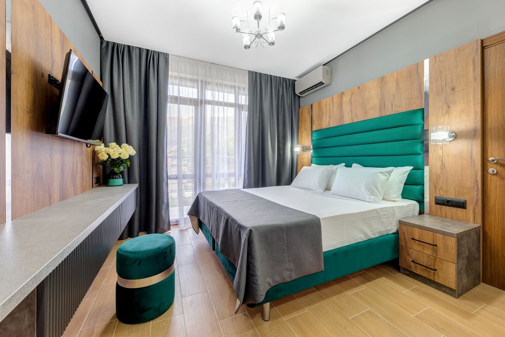 Гранд Премьер — Двухместный номер с 1 кроватью коннект с балконом с видом на горы