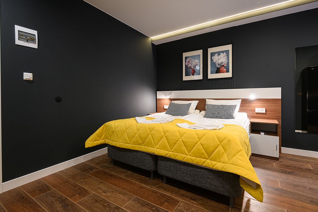 Демократ на Краснопутиловской — Двухместный номер с 1 кроватью комфорт для двоих