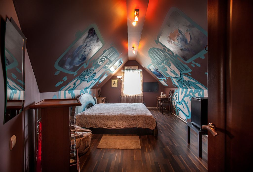 Колесо — Двухместный номер с 1 кроватью 9 хай-тек, комфорт