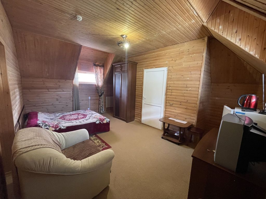 Орион — Двухместный номер с 1 кроватью стандарт с двуспальной кроватью мансарда №13