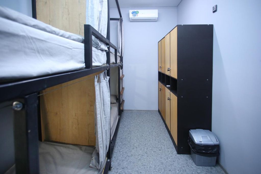 Хостел №1 — Многоместный смешанный номер эконом (душ/туалет общий)