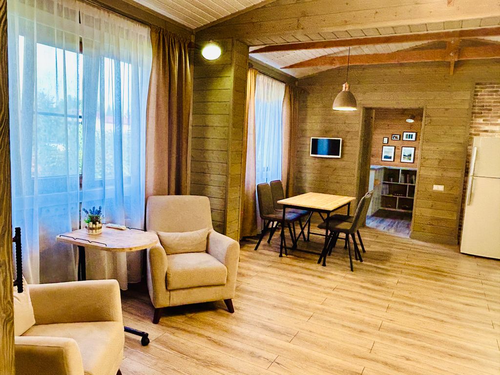 На пляже — Апартаменты Семейный с кухней и выходом в сад