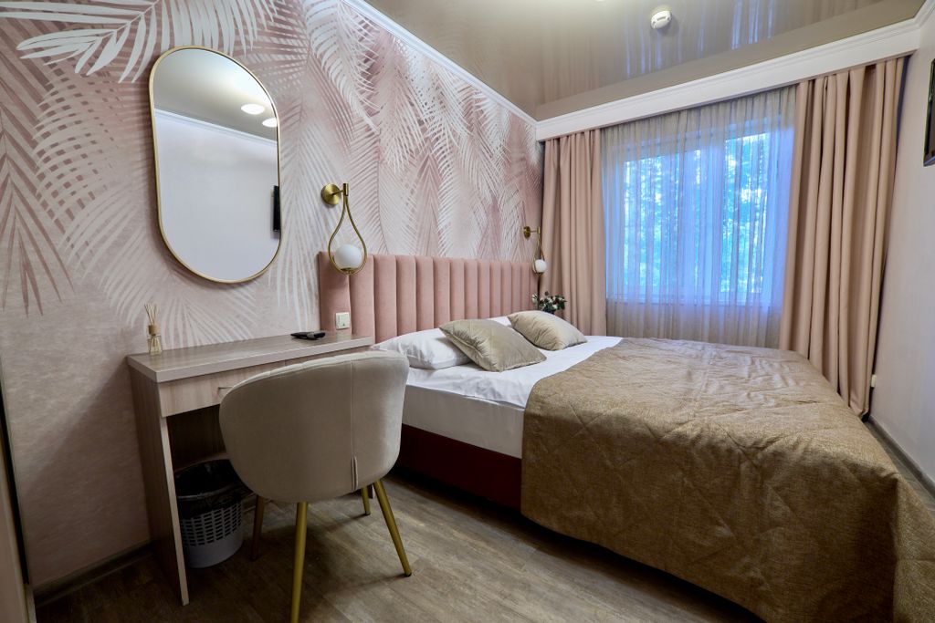 Полярный круг — Двухместный номер с 1 кроватью или 2 отдельными кроватями №3, сан.узел на блок номеров