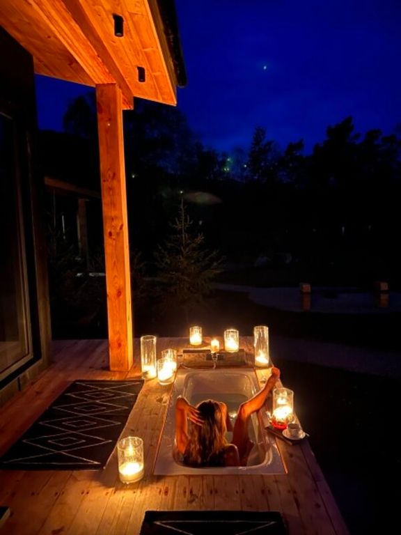 Альпака — Дом Дом с камином и ванной на террасе