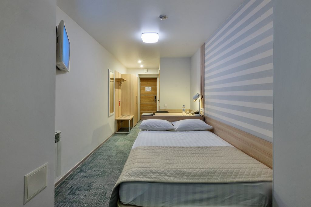 Волга — Двухместный номер с 1 кроватью улучшенный с видом на Волгу