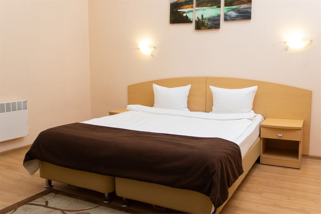 Огни Мурманска — Двухместный номер с 1 кроватью или 2 отдельными кроватями Первая категория Стандарт