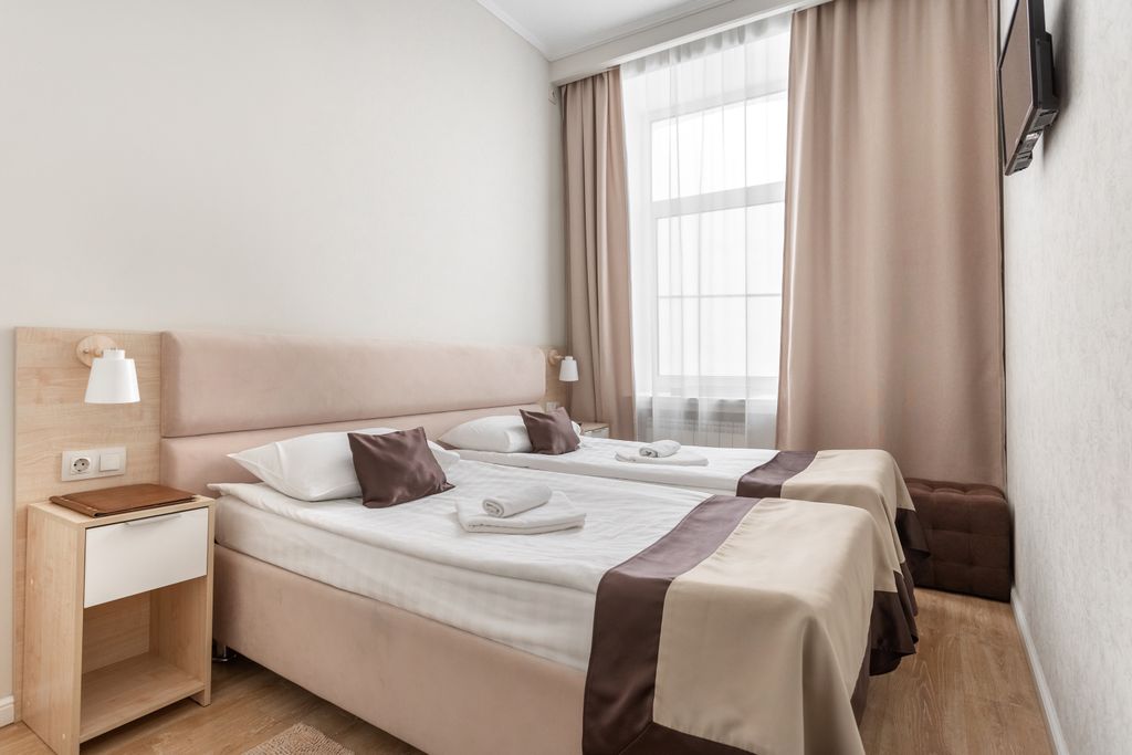 Невский Маяк — Двухместный номер с 1 кроватью или c 2 раздельными кроватями