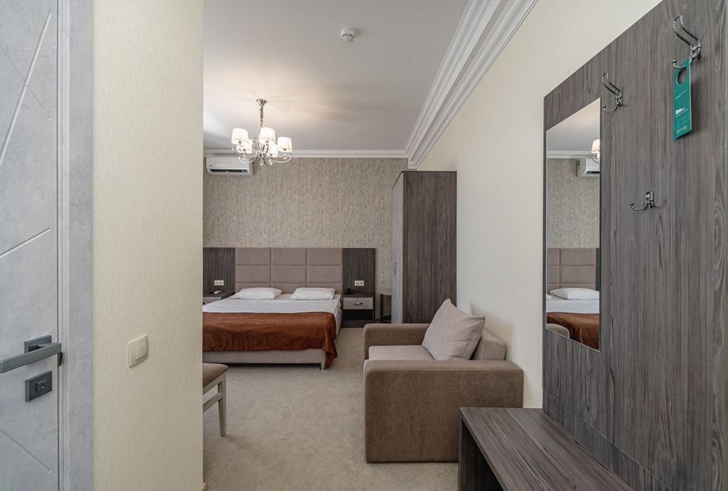 Rinn Rise — Двухместный номер с 1 кроватью комфорт с французским балконом на территорию