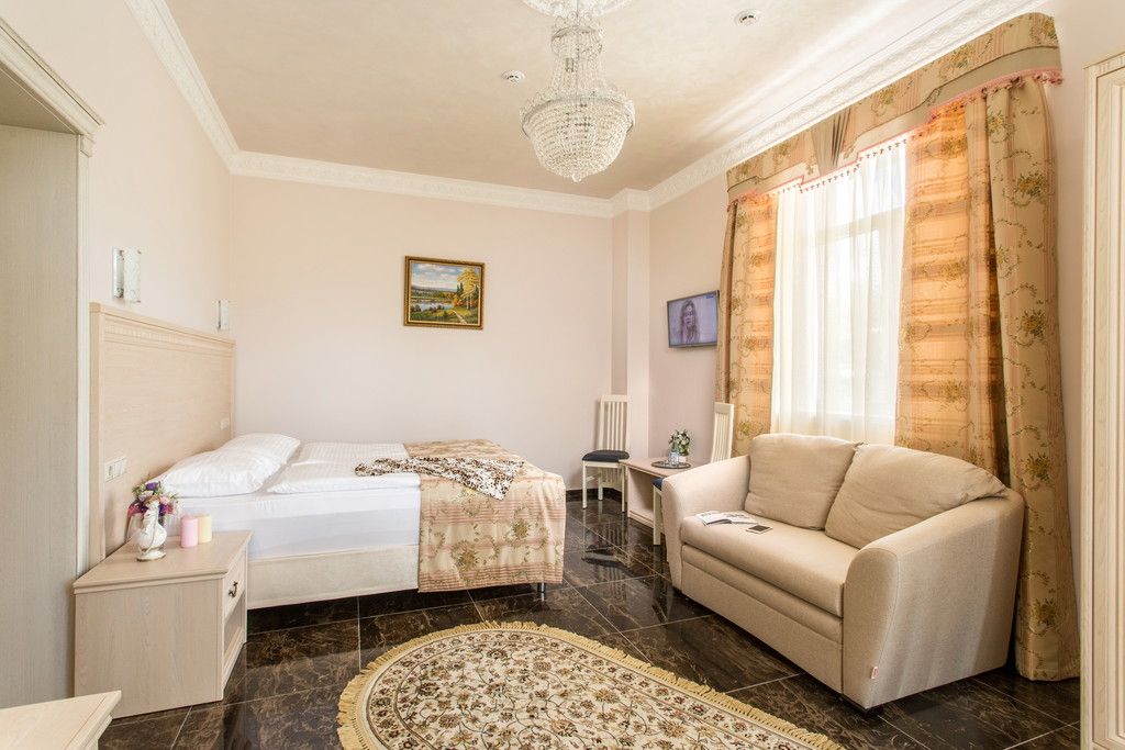 Голубое Озеро — Двухместный номер с 1 кроватью или 2 раздельными стандартный с диваном