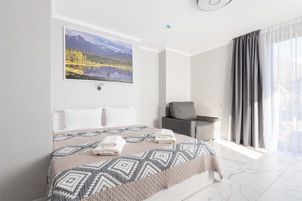 Горная Кадриль — Двухместный номер с 1 кроватью Полулюкс, вид на горы