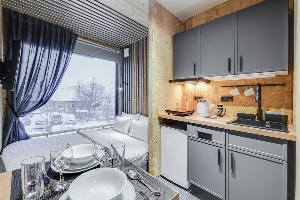 Модуль-отель "ЯВР" от Сокрома — Апартаменты Двухместные апартаменты на 1 этаже