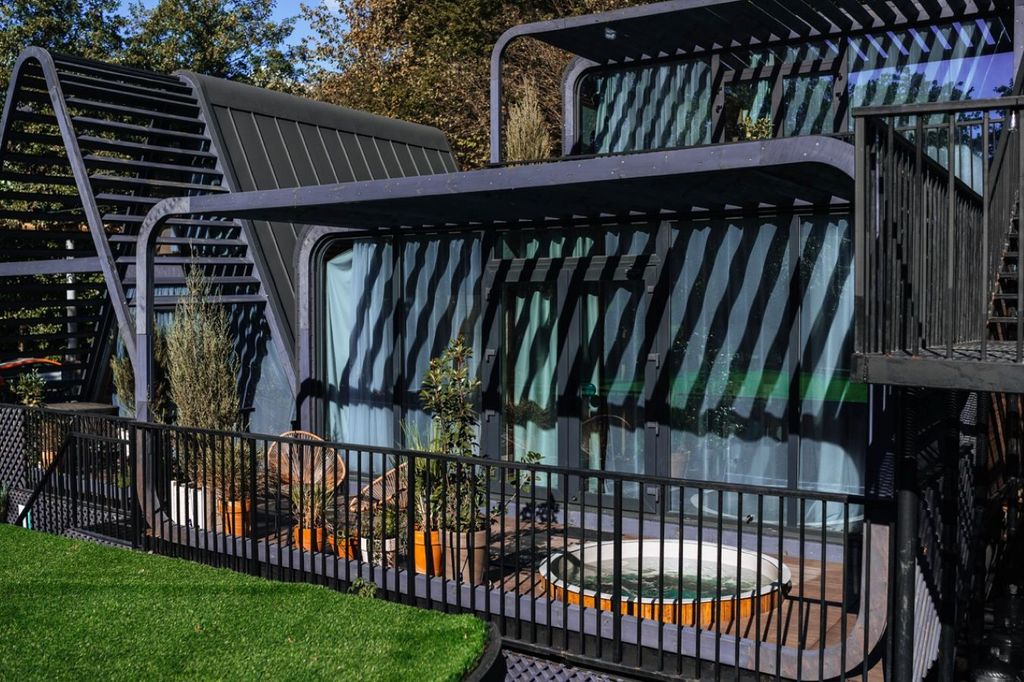 Счастье в горах — Эко-дом горное бунгало с купелью