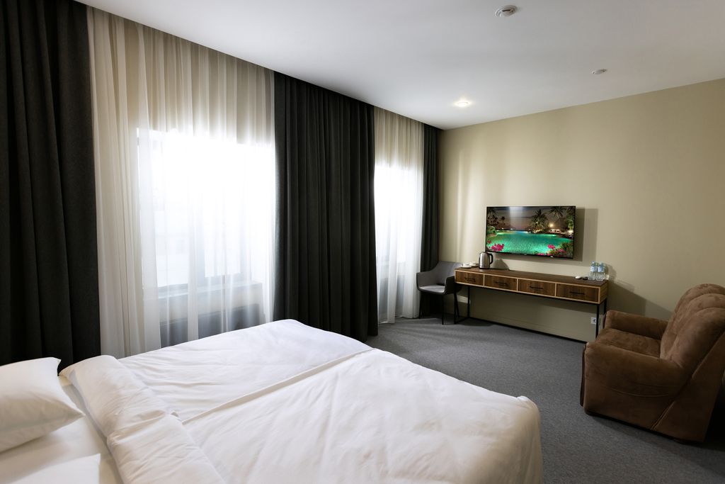 Центральная — Двухместный номер с 1 кроватью стандарт с видом на город