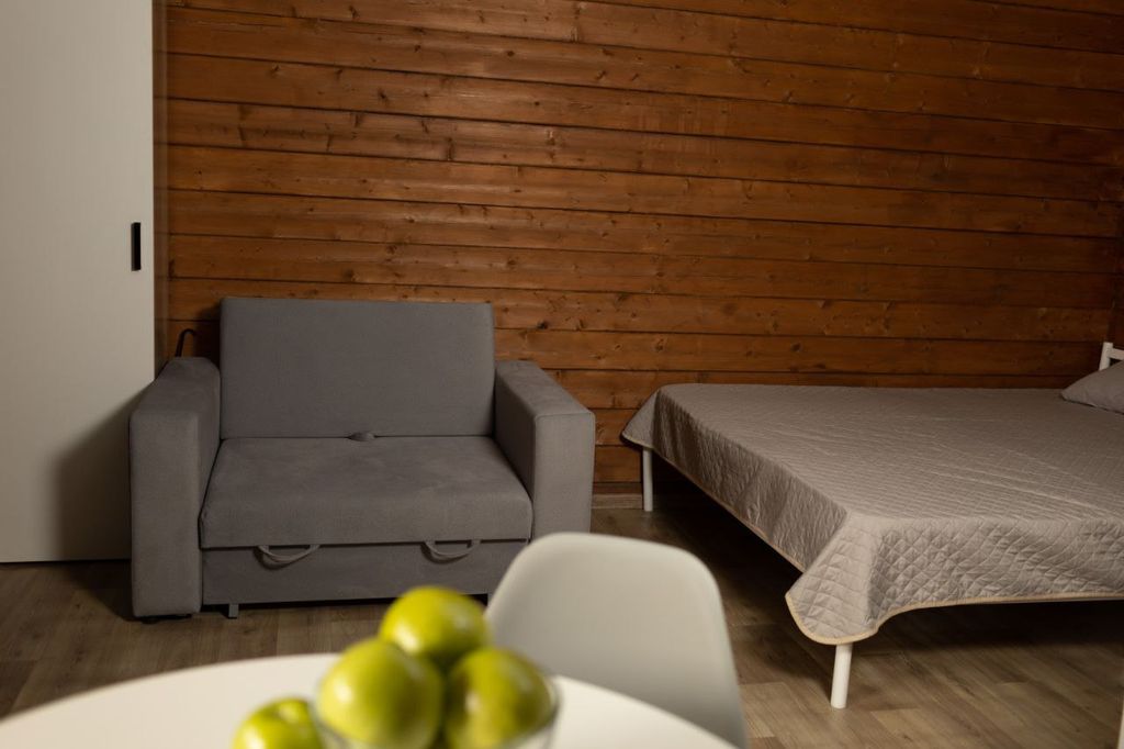 Гостевой дом Цей — Трёхместный номер с видом на горы недалеко от Катуни