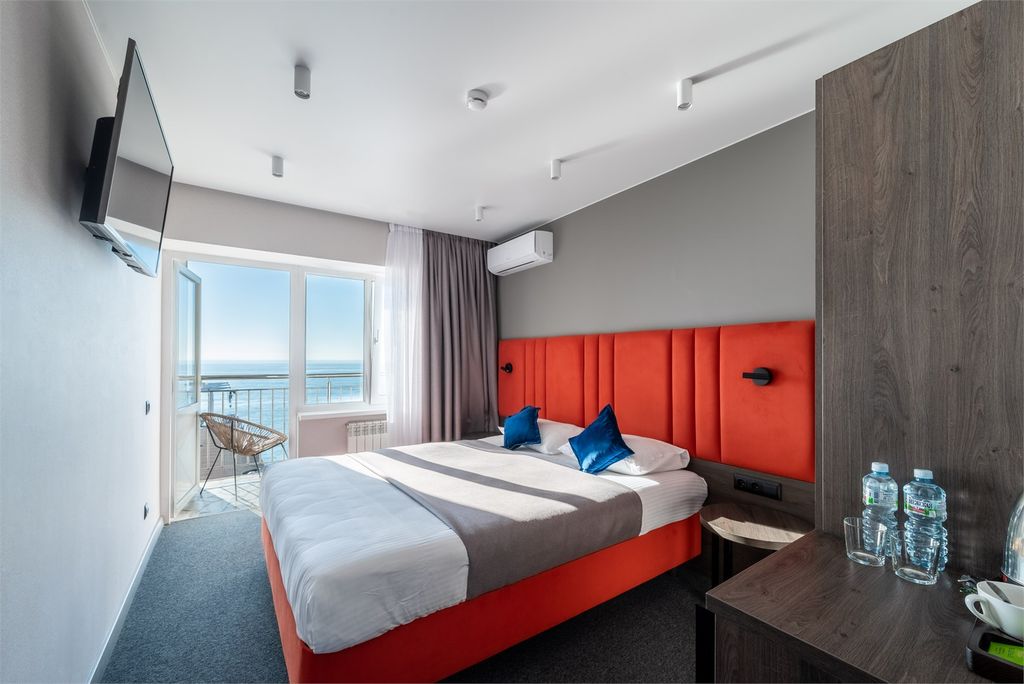 Охотник — Двухместный номер с 1 кроватью с видом на море