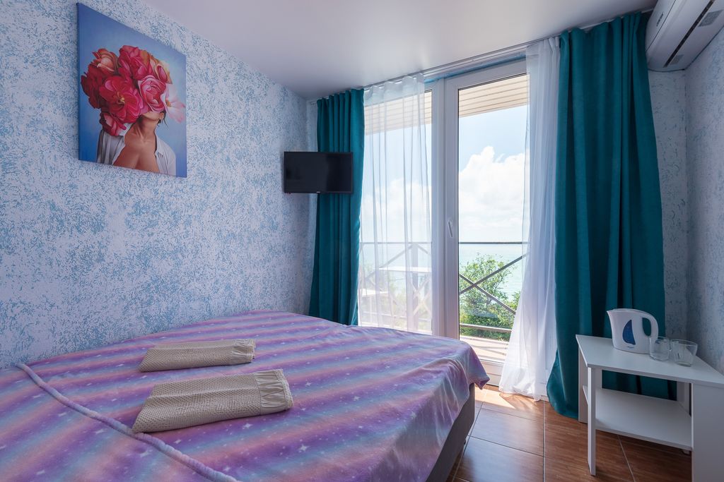 Апельсин — Двухместный номер с 2 отдельными кроватями стандарт с видом на море