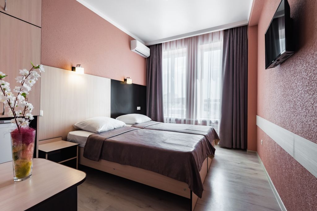 Премьер-Ростов — Двухместный номер с 2 отдельными кроватями улучшенный с видом на город