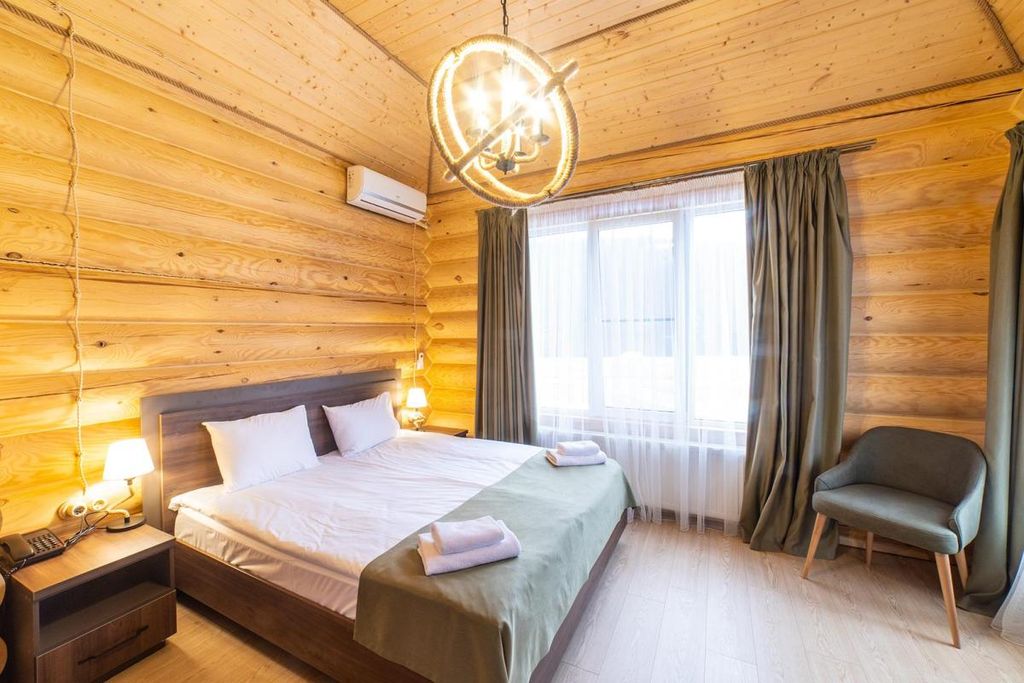 Верхние Голубые озера — Двухместный номер с 1 кроватью комфорт в сосновом срубе