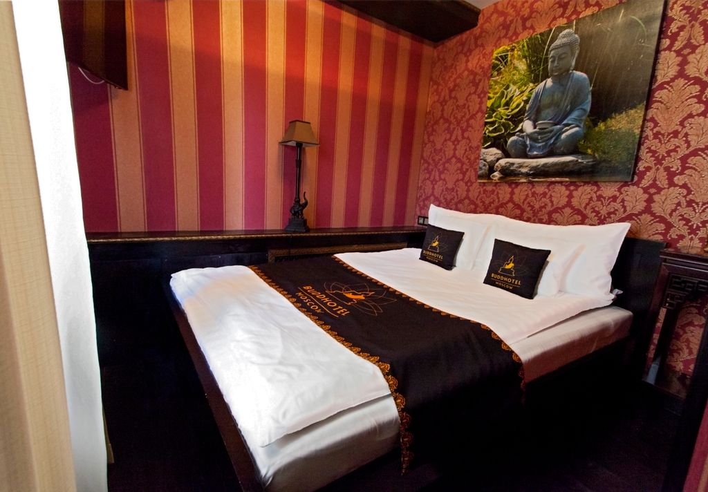 БуддОтель — Двухместный номер с 1 кроватью стандарт с видом на город