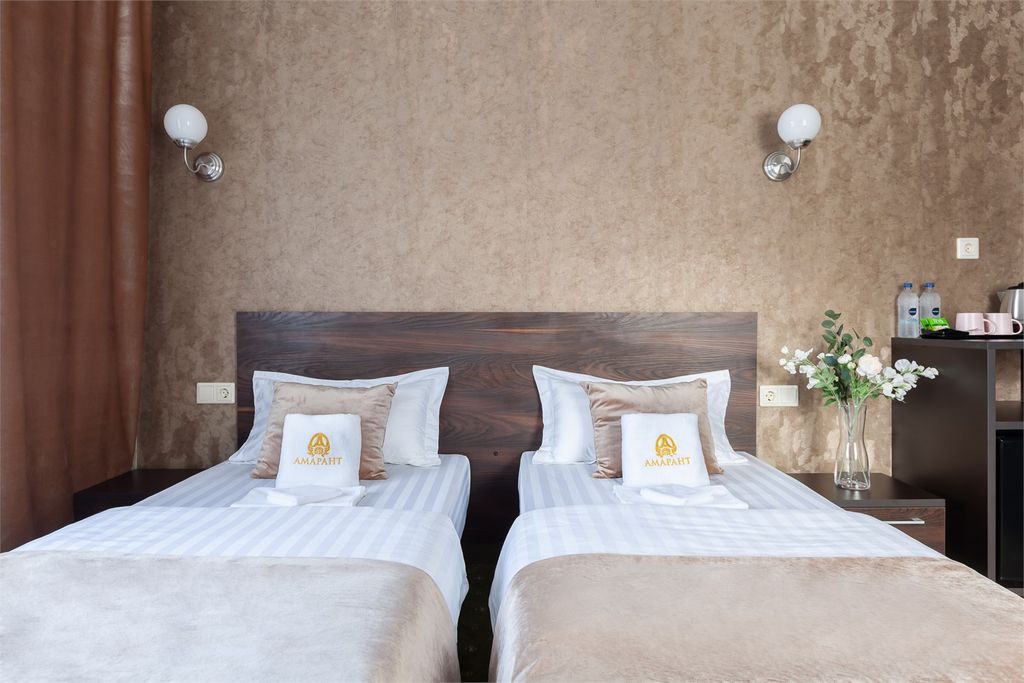 Амарант — Двухместный номер с 1 кроватью или 2 раздельными комфорт TWN or DBL