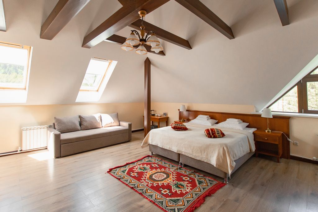 Времена года Чегет — Двухместный номер с 1 кроватью люкс