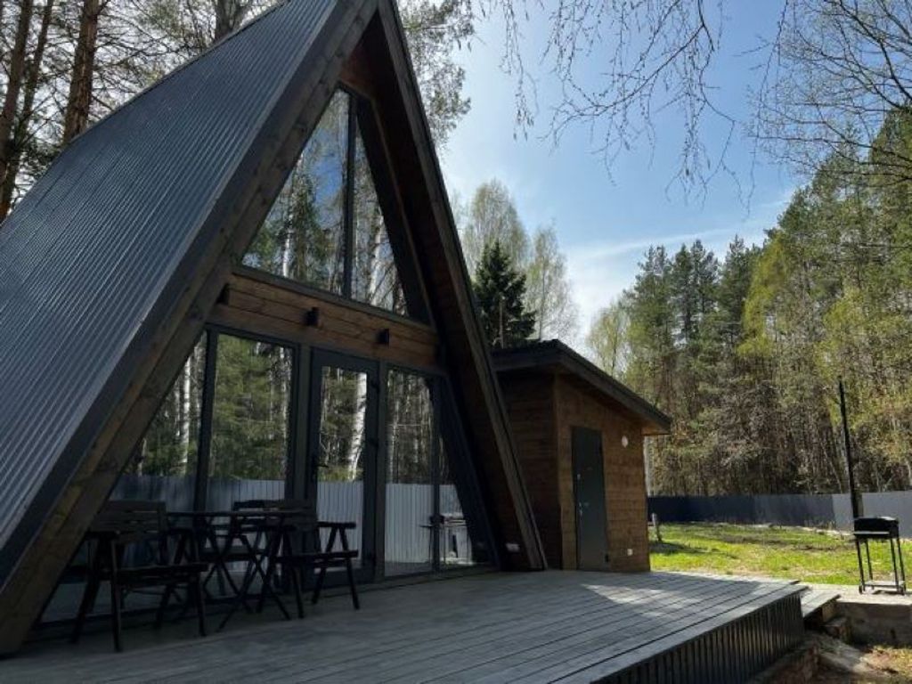 4 Сезона — Дом A-frame c сауной