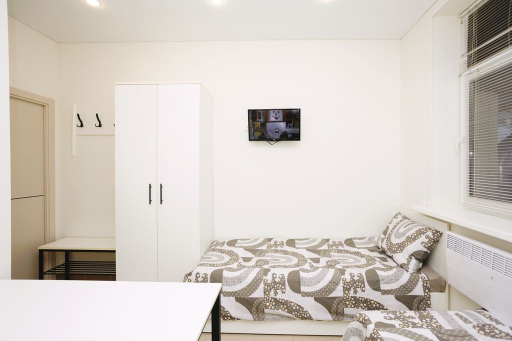 Гоголя 12 — Двухместный номер с 2 отдельными кроватями эконом с видом на город