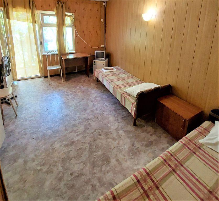 Пальма — Двухместный номер с 2 отдельными кроватями эконом с видом на горы