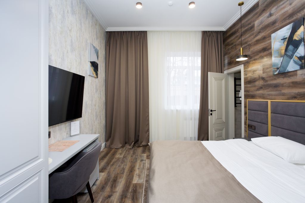 В Ростове Жить — Двухместный номер с 1 кроватью Комфорт с ванной