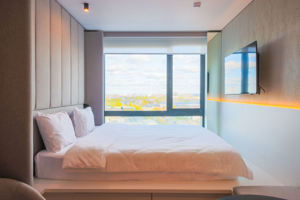 Valo Network — Двухместный номер с 1 кроватью студия стандарт плюс с большой кроватью