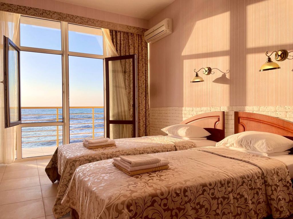 Калипсо — Двухместный номер с 2 отдельными кроватями стандарт с видом на море