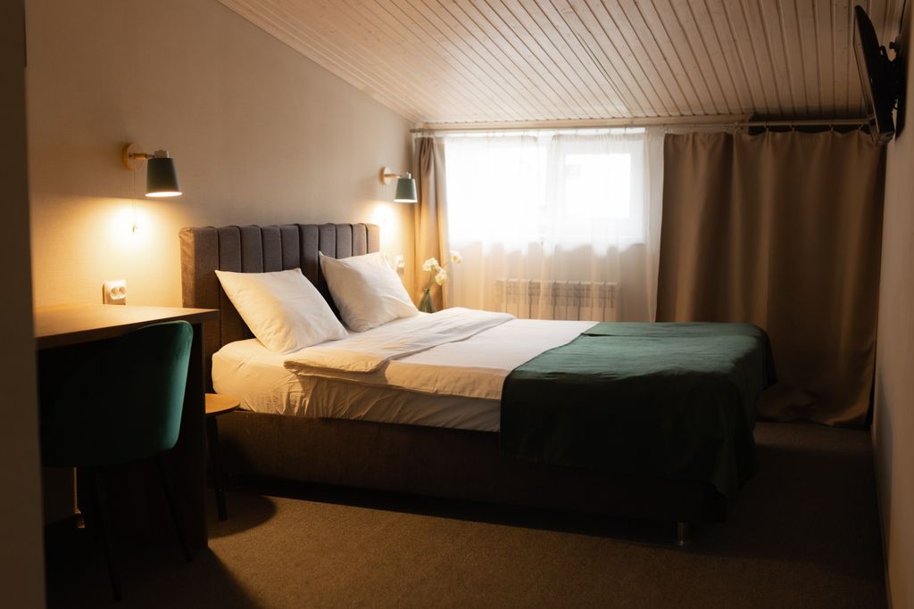 Aleon — Двухместный номер с 1 кроватью стандарт мансарда