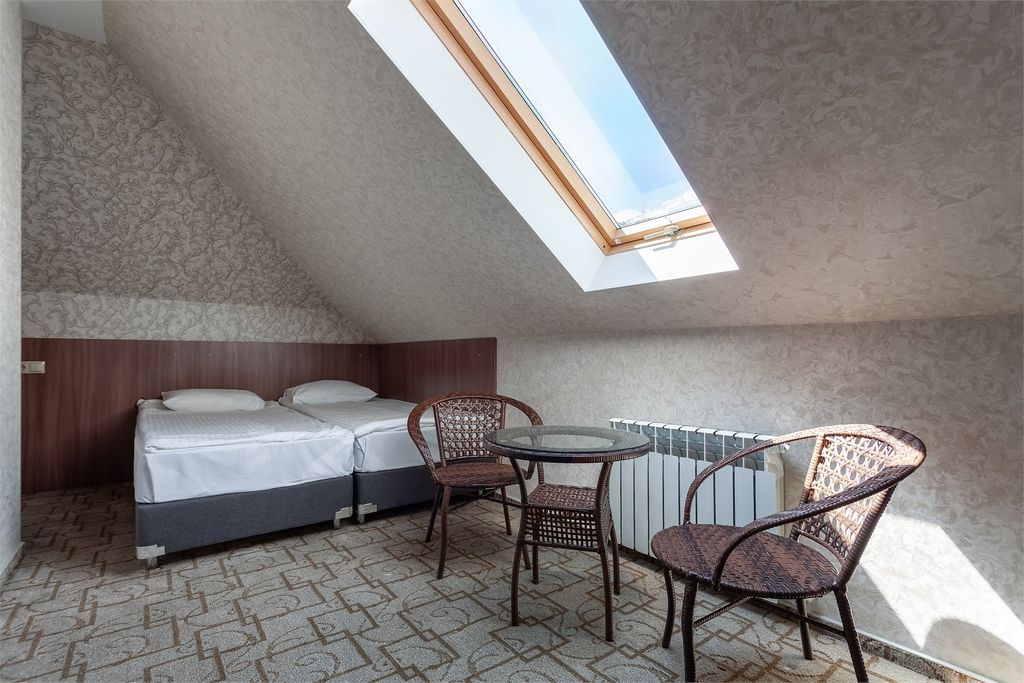 Планета Спорт — Двухместный номер с 2 отдельными кроватями Мансардный