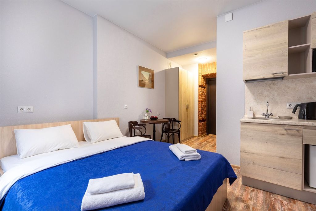 Port Comfort by Smolnyy 3* — Апартаменты стандарт с 1 двуспальной кроватью