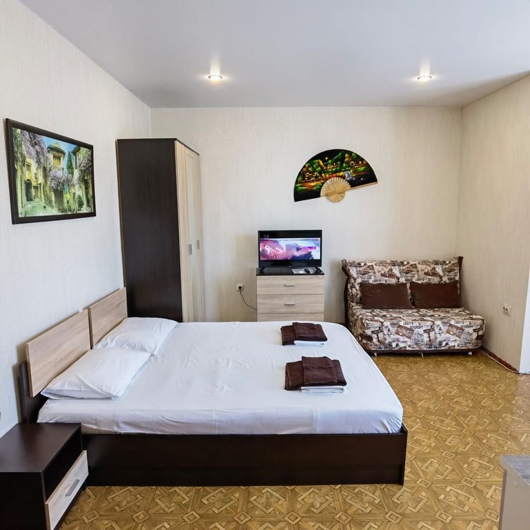 Терраса — Семейный номер Студия с кухней