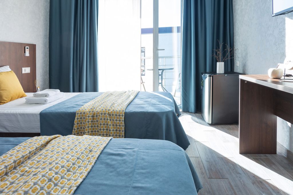 SunMania — Двухместный номер с 2 отдельными кроватями комфорт с балконом