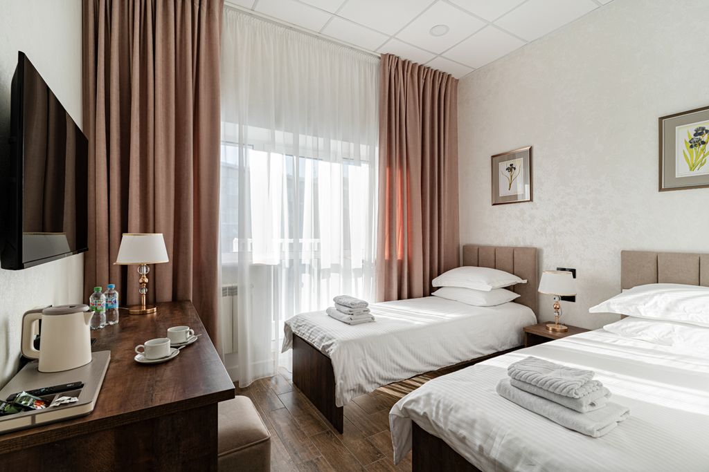 Волжская гавань — Двухместный номер с 2 отдельными кроватями стандарт