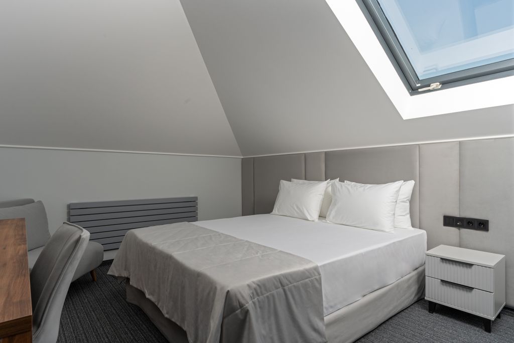 Лазурный — Двухместный номер с 1 кроватью стандарт мансарда