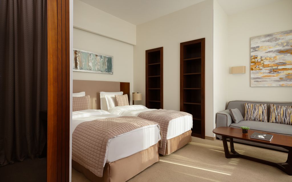 Palmira Business Club — Двухместный номер с 2 отдельными кроватями стандарт с гостиной зоной и рабочим пространством