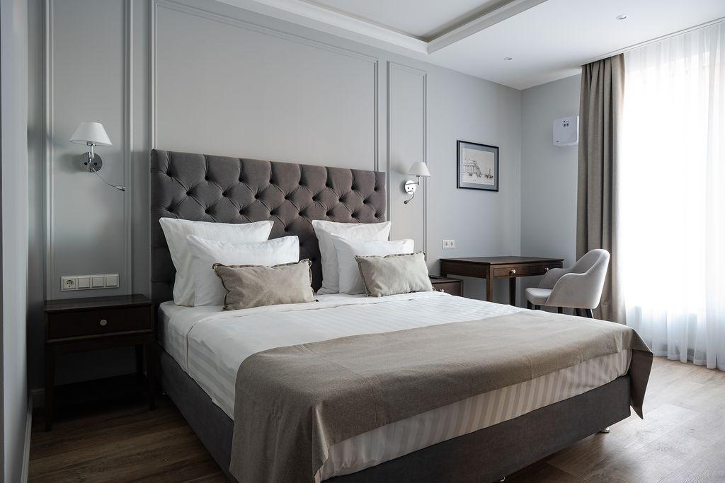 Dionis Art Apartments — Двухместный номер с 1 кроватью делюкс с террасой